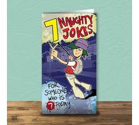 7th Birthday Card With 7 Naughty Jokes