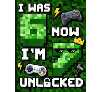 7th Birthday Gaming Notebook for Boys: Gamer Sketchbook, Composition Journal for Kids, Video Game Lover Birthday Gift for Son