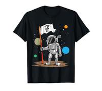 7th Birthday Party Outer Astrology | 7 Years Astronaut Space T-Shirt