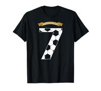 7th Birthday T-shirt 7 years old kid tee All Numbers Soccer T-Shirt