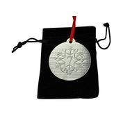 7th Christmas Snowflake Metal Decortation - 7th Anniversary Idea