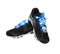 7th Generation Nylon LED Shoelaces Light Up Shoe Laces with 10 LED lamp beads, Brighter& Softer Than Common LED Shoelace, Blue, 41' long
