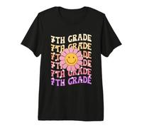 7th Grade Groovy Back to School First Day of Seventh Grade Premium T-Shirt