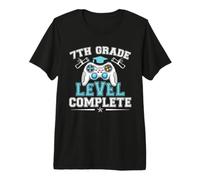 7th Grade Level Complete Graduation 2026 Class Eighth Grade Premium T-Shirt