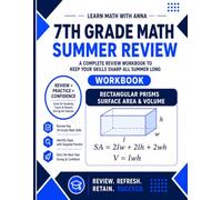 7th Grade Math Summer Review Workbook: Avoid the Summer Slide with Targeted Practice and Step-by-Step Solutions (Summer Review | USA Math Series)