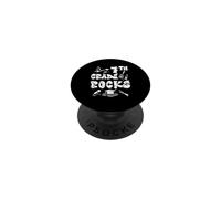 7th Grade Rocks Music School Student Design PopSockets Adhesive PopGrip