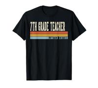 7th Grade Teacher Week Retro Vintage Back to School Day T-Shirt