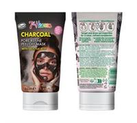 7th Heaven Charcoal Peel Off Face Mask with Salicylic Acid - 50ml Multi-Use Tube - Pore Refine - Oily and Blemish Prone Skin