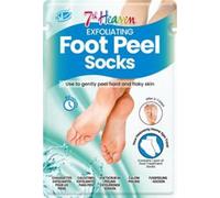 7th Heaven Exfoliating Foot Peel Socks -1 Pair Peeling Foot Mask with Glycolic Acid to Remove Hard Skin - Vegan Foot Mask for Soft, Smooth Feet in 60 Minutes - Baby Soft Foot Treatment