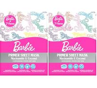 7th Heaven Barbie Primer Face Sheet Mask with Niacinamide & Coconut (Pack of 2)