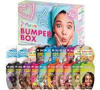 7th Heaven Bumper Box Face Mask Gift Set - Pack of 20 Face, Hair and Body Masks - Deeply Moisturising and Skin Rejuvenating & Hydrating - Suitable For All Skin Types