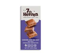 7th Heaven Caramel And Sea Salt Oat Milk Chocolate 2 x 100g