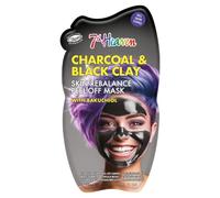 7th Heaven Charcoal Clay Peel-Off Face Mask with Bakuchiol, Skin Rebalance | Lifts impurities and absorbs excess oil, helping balance the complexion for a purifying, smooth finish after home pampering.