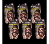 7th Heaven Charcoal Peel Off-Face Mask with Salicylic Acid, Pack of 6 | Size: 1pc 7th Heaven Multicolor 1pc