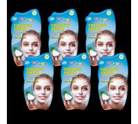 7th Heaven Coconut Cream Face Mask with Oatmeal, Pack of 6 | Size: 1pc 7th Heaven Multicolor 1pc