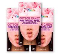 7th Heaven Cotton Candy Light Moisturising Skincare Face Mask with Sweet Almond Oil - Ideal for All Skin Types