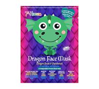 7th Heaven Dragon Face Mask, Hydrating Face Mask for Sensitive Skin, For Children Age 8+, Cruelty Free Sheet Masks - Genuine 7th Heaven Face Masks Skincare