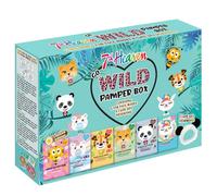 7Th Heaven Go Wild Animal Pamper Box - 6 Animal Sheet Masks & Panda Headband Multi