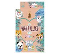 7th Heaven Go Wild Kids Face Mask Gift Set, 5 Animal Print Sheet Masks | Hydrates sensitive skin with printed designs, a pampering choice for sleepovers, birthday parties and Christmas stockings.