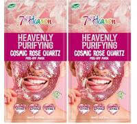 7th Heaven Heavenly Purifying Cosmic Rose Quartz Peel Off Mask (Pack of 2)