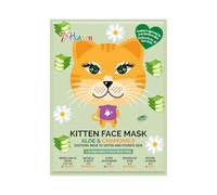 7th Heaven Face Food Kitten Sheet Face Mask Cucumber And Aloe Soothing Mask To Soften And Hydrate Skin, 0.021 Kg