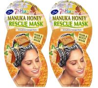 7th Heaven Manuka Honey Hair Rescue Masque 25ml (Pack of 2)