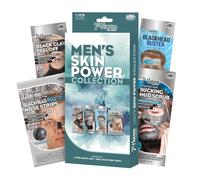 7th Heaven Men’s Skin Power Gift Set - Energises & Revives Skin - 3 Masks and Nose Pore Strips