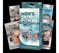7th Heaven Men’s Skin Power Gift Set - Energises & Revives Skin - 3 Masks and Nose Pore Strips