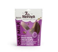 7th Heaven Mixed Nuts Cream Cups, Oat Milk Chocolate, 105g, 6-Pack, Dairy-Free
