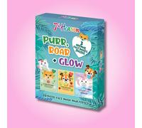7Th Heaven Purr - Roar - Glow - Animal Sheet Mask Set Multi 1