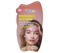 7th Heaven Radiance Restore Cleansing Peel-Off Face Mask, 10 ml for Glow | Pink guava, grapefruit, melon and lime hydrate and brighten; this formula lifts impurities for radiant complexions.