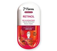 7th Heaven Retinol Nutriactive Rejuvenating Sheet Mask Enriched with Amino Acids to Moisturise and Brighten Skin