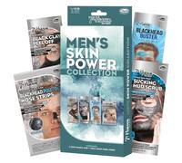 7th Heaven Skin Power Gift Set, 3 Masks & Nose Pore Strips for Blemish Care | Deep-cleansing formulas target blackheads, a straightforward men's grooming choice for an at-home pamper or skincare present.