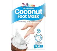 7th Heaven Softening Coconut Hand Mask - Hand Moisturiser Gloves with Shea Butter & Argan Oil - Hand Mask Gloves to Soften Dry, Rough & Chapped Hands