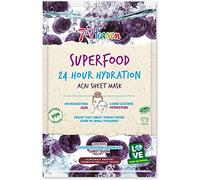 7th Heaven Superfood 24hr Hydration Acai Berry Biodegradable Bamboo Sheet Mask