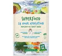 7th Heaven Superfood 24hr Hydration Avocado Oil Biodegradable Bamboo Sheet Mask