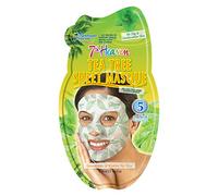 7th Heaven Tea Tree Sheet Masque with Pressed Tea Tree, Squeezed Bearberry and Crushed Spearmint to Stimulate and Wake Up Skin, Ideal for Oily and Combination Skin