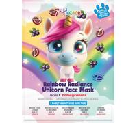 7th Heaven Unicorn Face Sheet Mask with Acai and Pomegranate to Soothe and Nourish Skin, 1 count (Pack of 1)