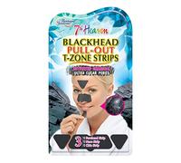 7th Heaven Women's Activated Charcoal T-Zone Strips for Ultra Clear Pores, Contains 1x Forehead Strip, 1x Nose Strip and 1x Chin Strip, 0.021 Kg