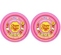 7th Heaven x Chupa Chups Bubble Face Mask (Strawberry Cream) Exfoliating Peel Off Face Mask with Hyaluronic Acid, Vegan - Genuine 7th Heaven Face Masks Skincare (Pack of 2)
