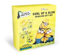 7th Heaven x Minions Curl Up & Glow Skincare Gift Set - 3 Face Masks, Spot Dots, Under Eye Hydrogels, Headband - Fun, Hydrating, Glow-Boosting