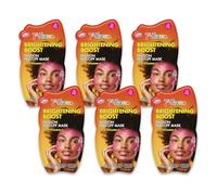 7th Passion Peel Off Face Masks (Pack of 6) Brightening Face Mask Skincare Set with Vitamin C, Purifying, Deep Cleansing, Hydrating and Vegan Peel Off Mask - Genuine 7th Heaven Face Masks Skincare
