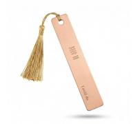 7th Wedding Anniversary Copper Bookmark for Husband or Wife Traditional 7 Year Anniversary Gift - Solid Red Copper Book Mark with Gold Tassel for Book Lovers (I Still DO)