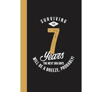 7th Year Work Anniversary: Employee Appreciation Gift for Job Milestone of 7 Years of Service