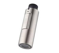 7Trees G1/2 Replacement Part for Bathroom Kitchen Faucet Pull-Out Spray Head Water Nozzle, 0.8 inch Connector(MALE) (Stainless Steel Body)