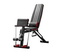 7UOYVBLNRSJM Fitness bench Weight Bench Press, Adjustable, Stable, Full Body Workout Multi-Purpose Foldable Incline Decline Exercise for Home Gym