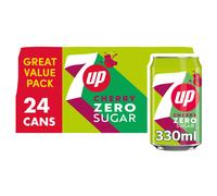 7UP Cherry Zero Sugar 24 x 330ml