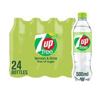 7UP Free - Lemon & Lime Flavoured Fizzy Drink - Sugar-Free - 24 x 500ml