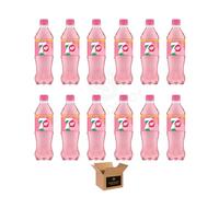 7UP Lemon & Lime Fizzy Drink Variety - Regular & Zero Sugar Soft Drinks, Pink Lemonade, No Caffeine | Carbonated Refreshment, Cans/Bottles (Pack 12, Pink Lemonade Bottle - 500ml)