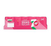 7Up Pink Lemonade Zero Sugar, 24 x 330ml